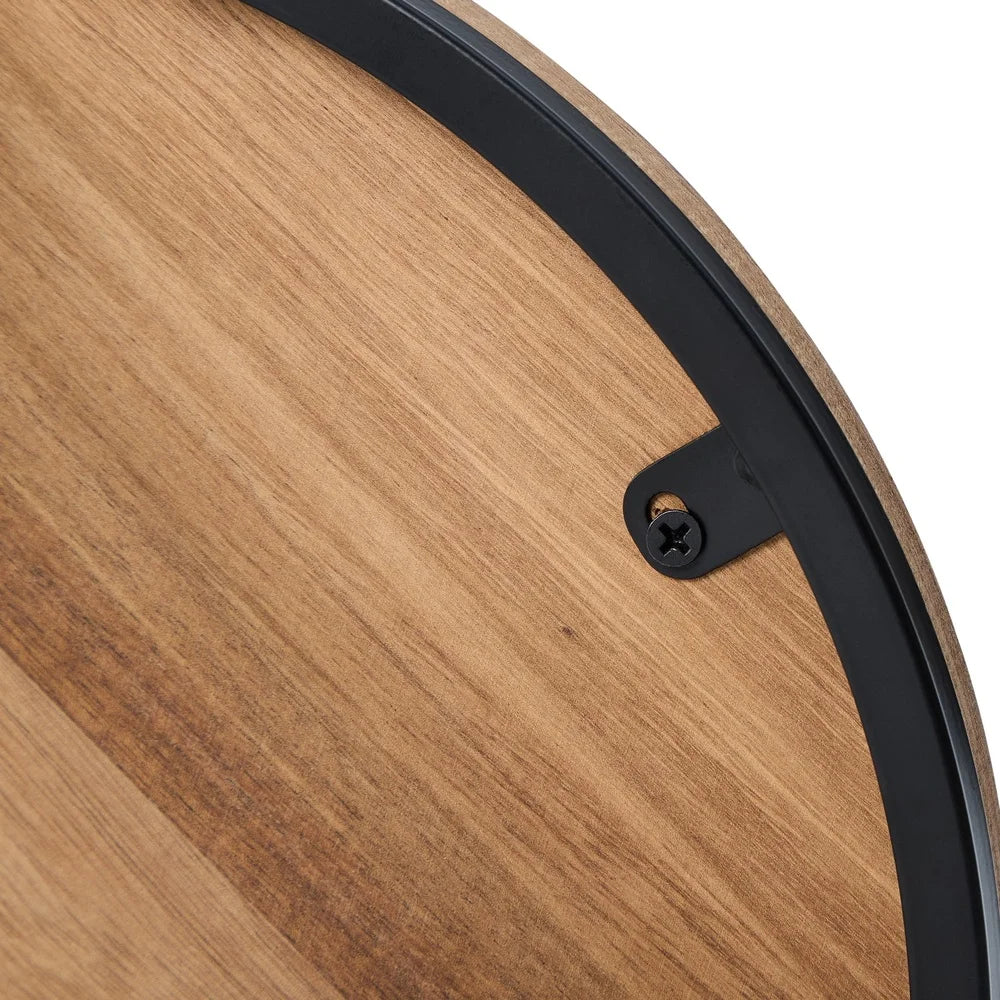 Acacia Wood Top Plant Stand 2 Pack Durable Iron Display Holder Indoor Outdoor Use Easy Assembly Weather Resistant Planter Stand