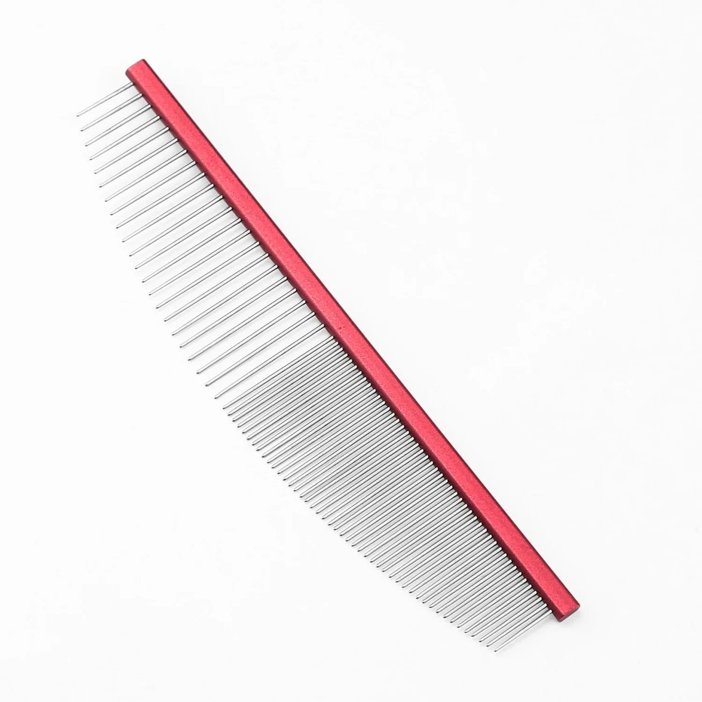 Pet Moon Comb Stainless Steel Thin Teeth Cat Dog Face Hair Grooming Comb For Details Care Small Pet Comb Round Tip