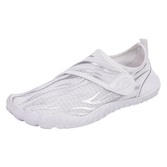 Unisex Water Shoes Lightweight Aqua Shoes Hook and Loop Fastener Barefoot Beach Shoes Lightweight Gym Sneakers for Water Sports