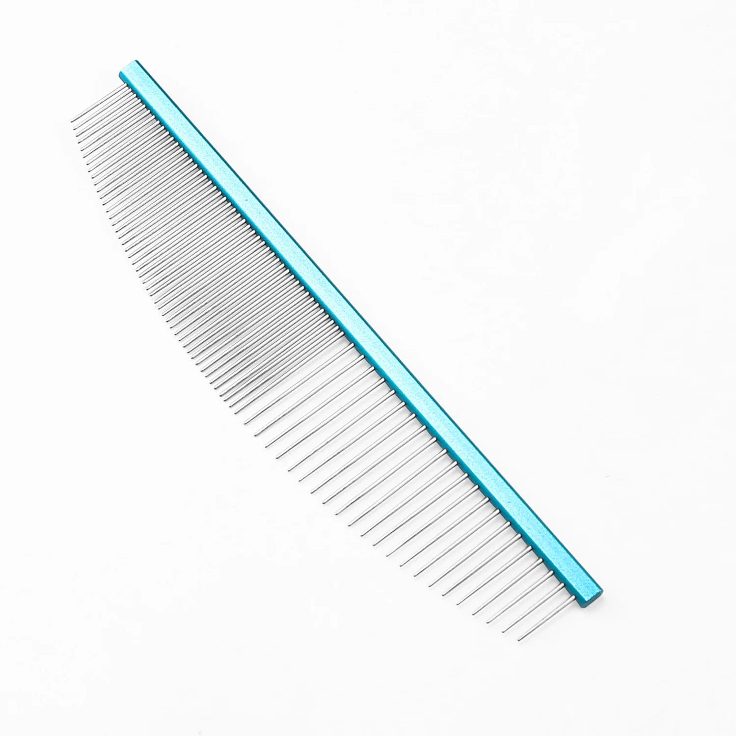 Pet Moon Comb Stainless Steel Thin Teeth Cat Dog Face Hair Grooming Comb For Details Care Small Pet Comb Round Tip
