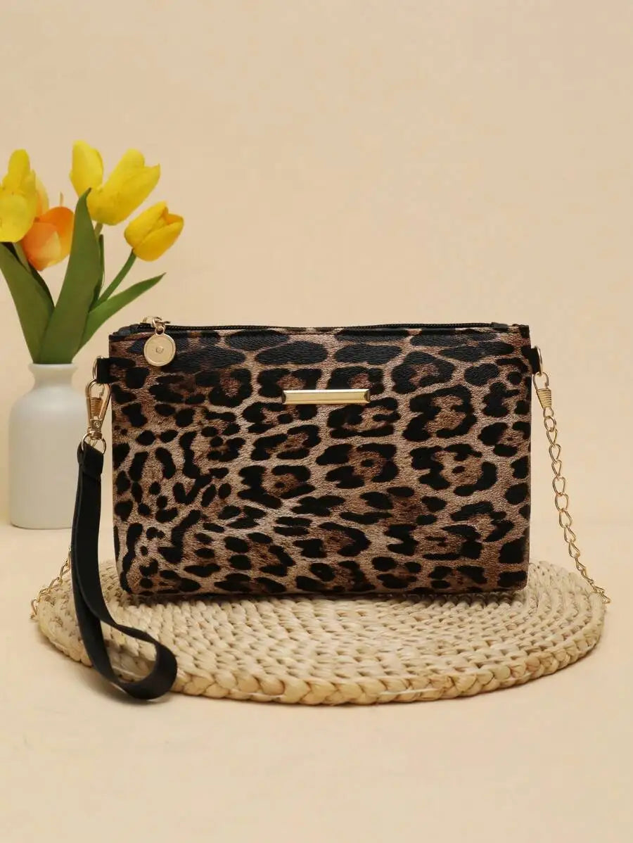 Green Quilted Chevron Mini Crossbody Bag with Gold Chain Strap