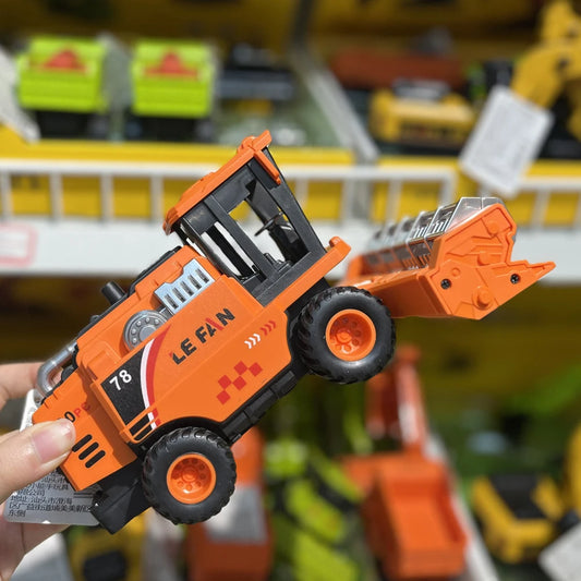 Friction Powered Combine Harvester Farm Toys Simulation Harvester Car Toy Push and Go Cars Toy for Kids Christmas Birthday Gift
