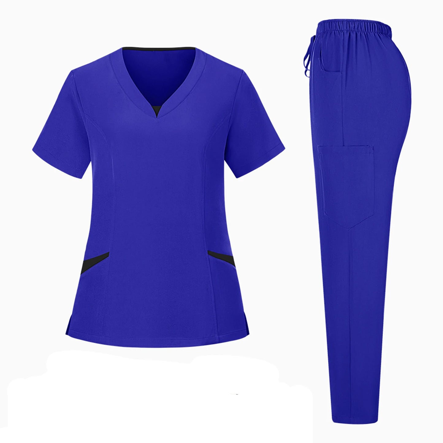 Wholesale Anti-Wrinkle Comfortable Nursing Uniforms Men Unisex Clinical Surgical Lab Scrubs Suit Top Pants
