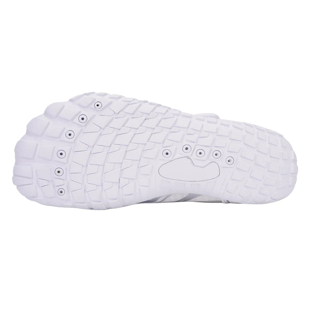 Unisex Water Shoes Lightweight Aqua Shoes Hook and Loop Fastener Barefoot Beach Shoes Lightweight Gym Sneakers for Water Sports