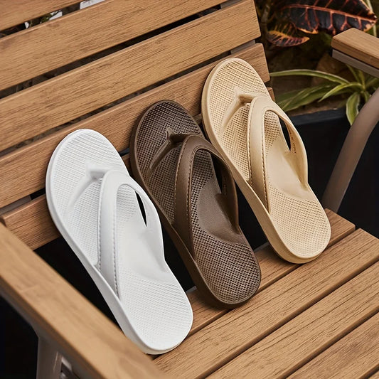 Summer Cool Women's Flip Flops Super Lightweight Outdoor Soft-soled Non-slip Casual Women's slippers Couple EVA Flat Sandals