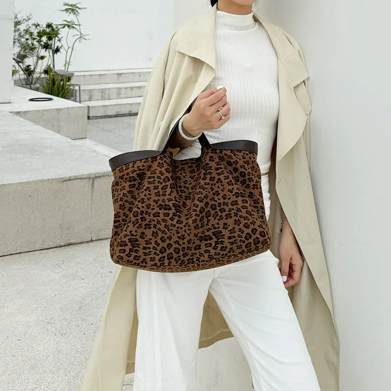 Mendy Suede Bag Canvas Large Women's Bag Trend Tote Bag Shoulder Bag New In Handbag Leather Designer Bag Hand Bag Ladies Qualty